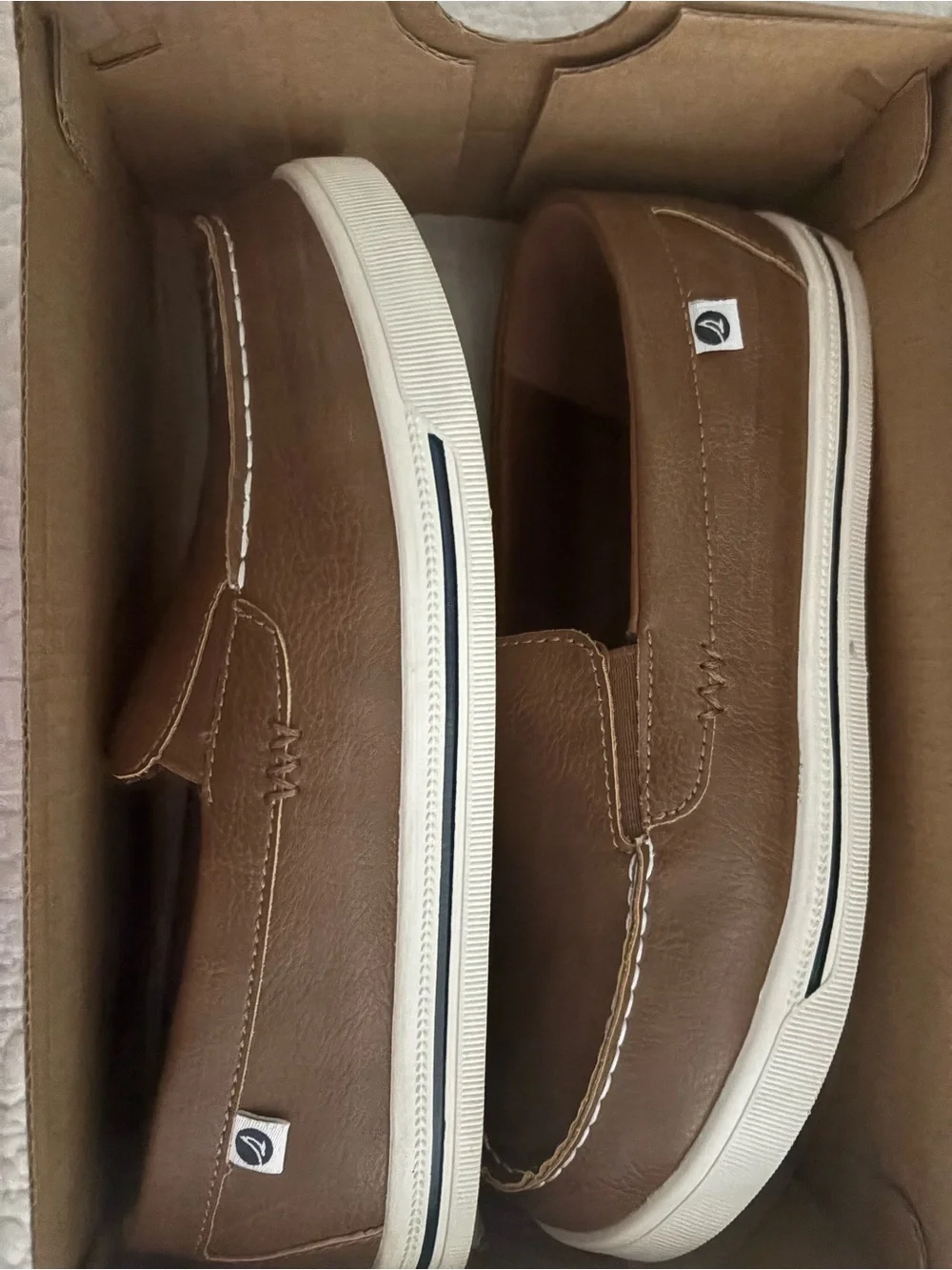 Sperry Boys Brown Slip-On Casual Shoes